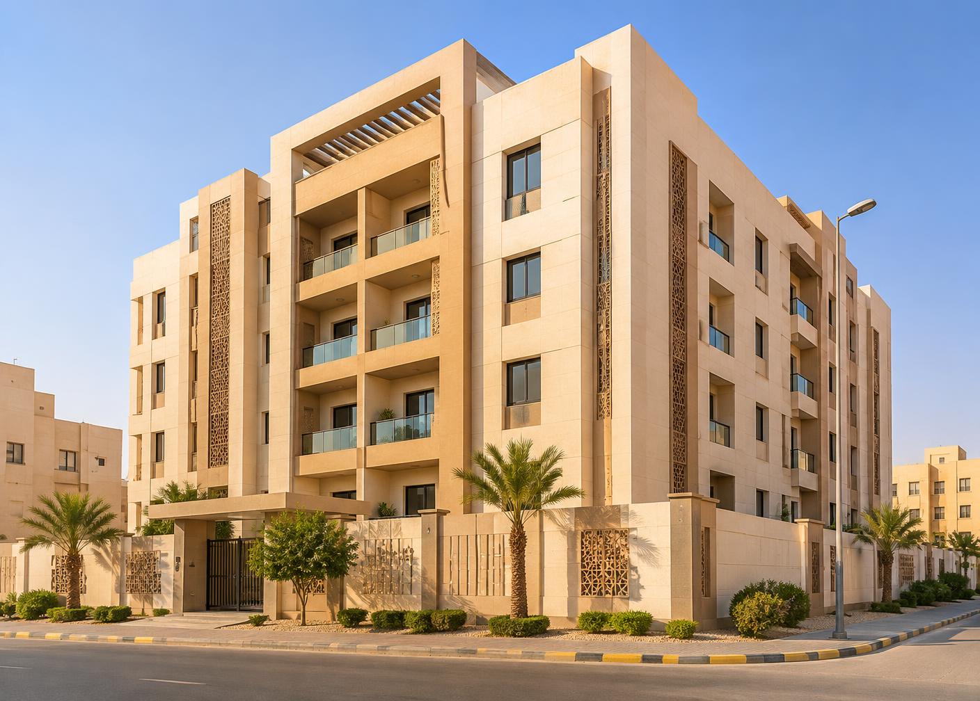 عمارة سكنية مُدارة داخل النظام